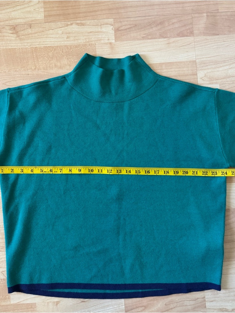 Anthropologie Maeve Pullover Sweater Mock Neck Size Small Green - Picture 5 of 8